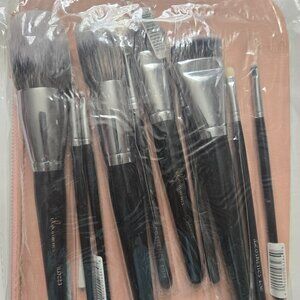 ILO cosmetics- 10 piece brush set with bag